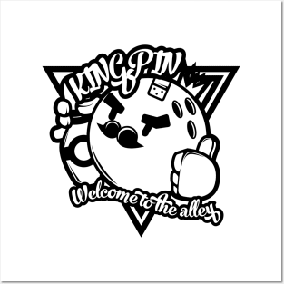 Kingpin Bowling Ball Welcome To The Alley Posters and Art